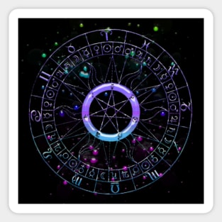 Astrology wheel (I) Sticker